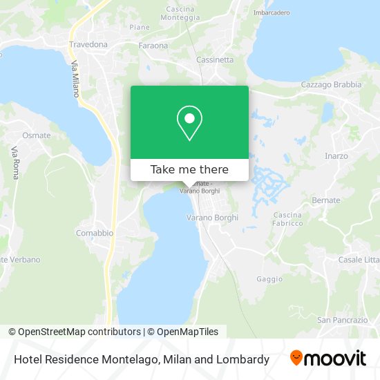 Hotel Residence Montelago map