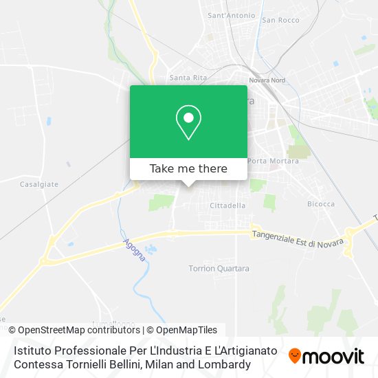 Istituto Professionale Per L'Industria E L'Artigianato Contessa Tornielli Bellini map