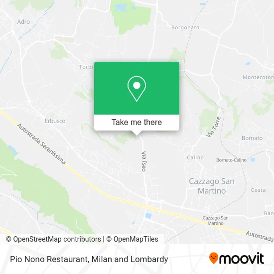 Pio Nono Restaurant map