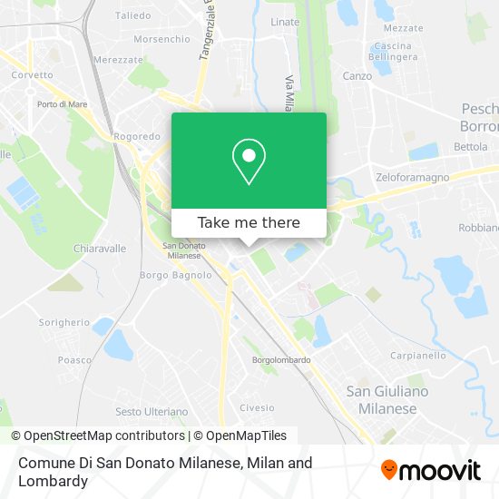 Comune Di San Donato Milanese map