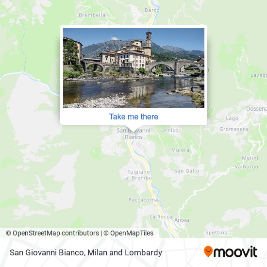 San Giovanni Bianco map