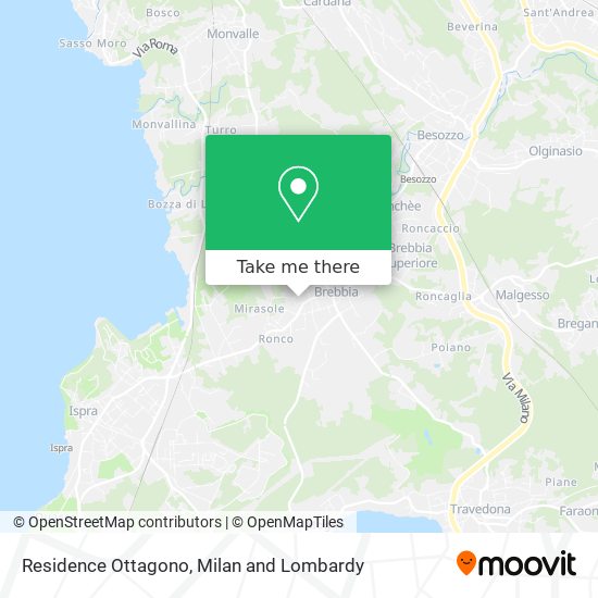 Residence Ottagono map