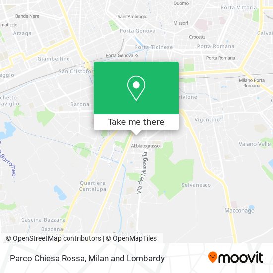 Parco Chiesa Rossa map