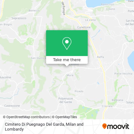 Cimitero Di Puegnago Del Garda map