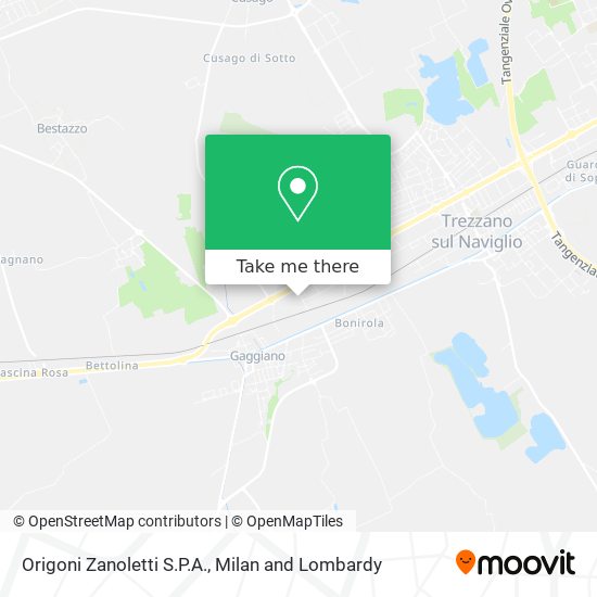 Origoni Zanoletti S.P.A. map