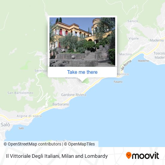 Il Vittoriale Degli Italiani map
