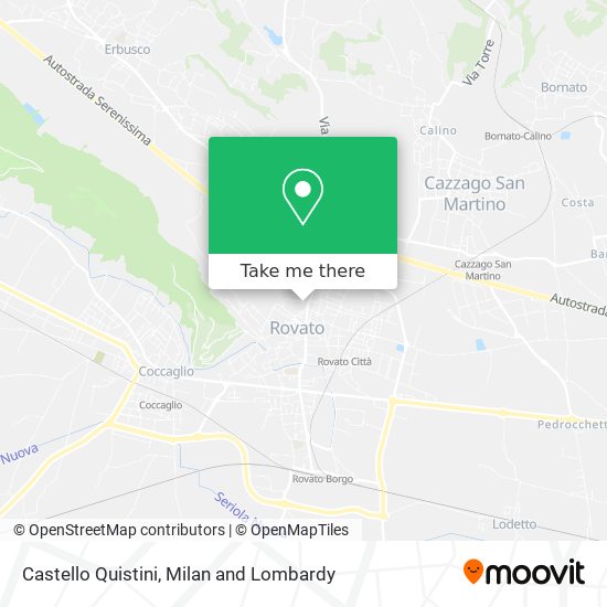 Castello Quistini map