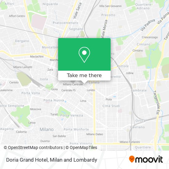 Doria Grand Hotel map
