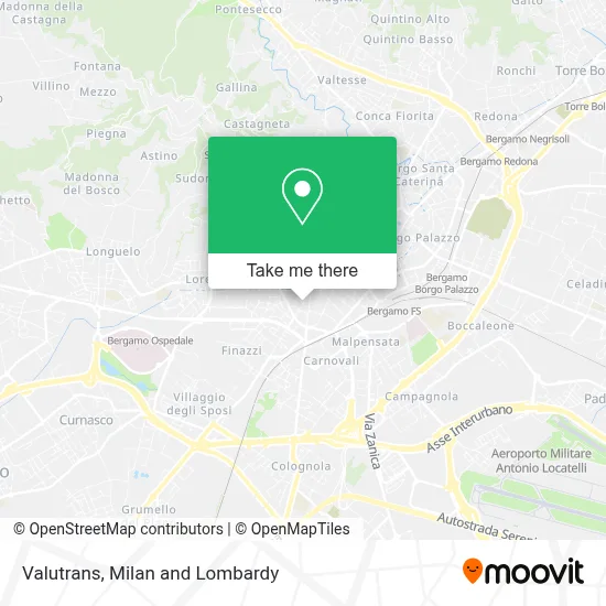 Valutrans map