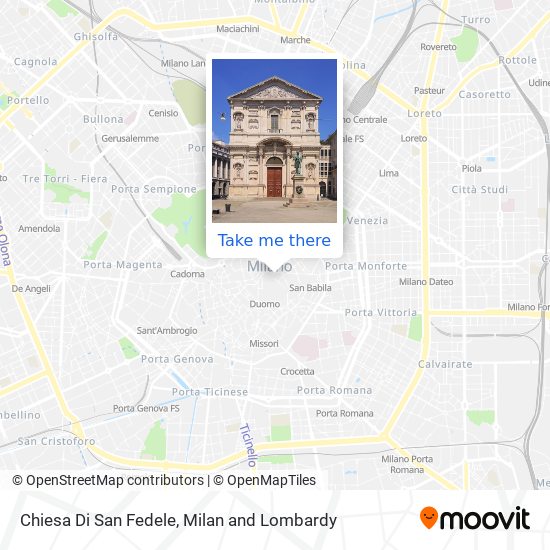 Chiesa Di San Fedele map