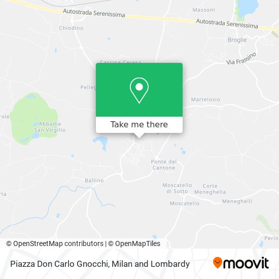 Piazza Don Carlo Gnocchi map