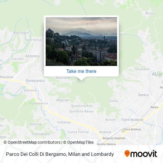 Parco Dei Colli Di Bergamo map