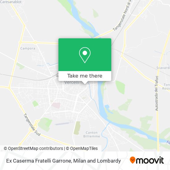 Ex Caserma Fratelli Garrone map