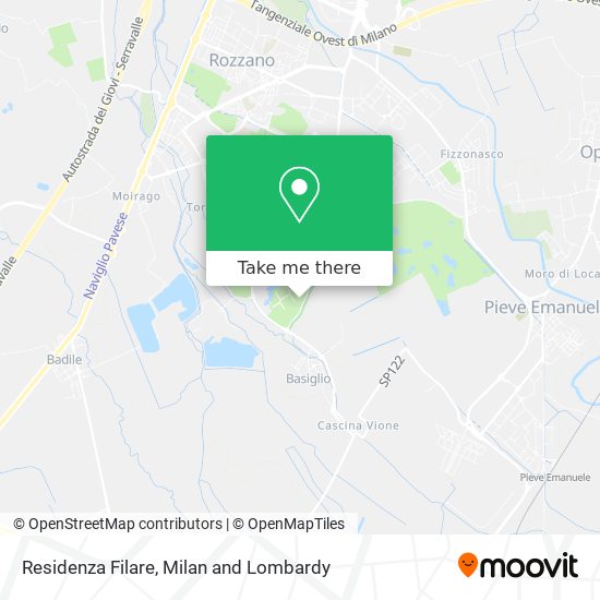 Residenza Filare map