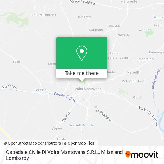 Ospedale Civile Di Volta Mantovana S.R.L. map