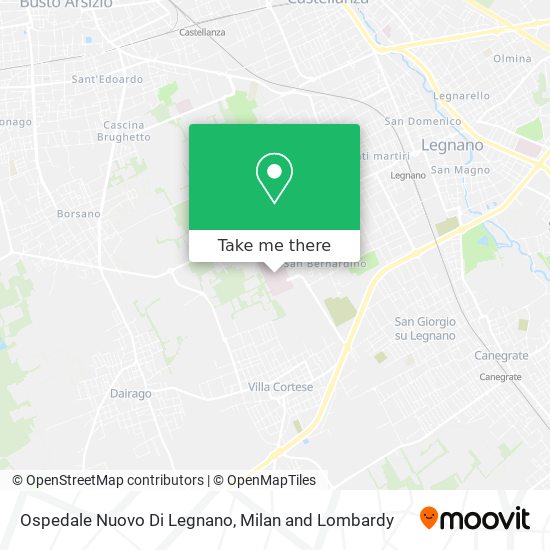 Ospedale Nuovo Di Legnano map