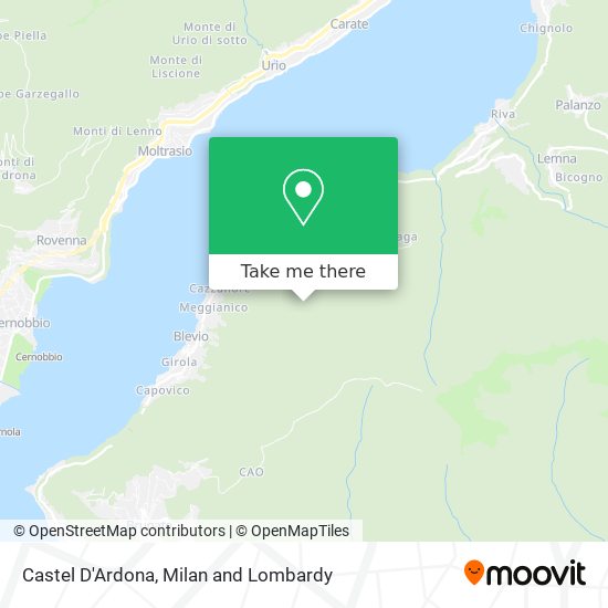 Castel D'Ardona map