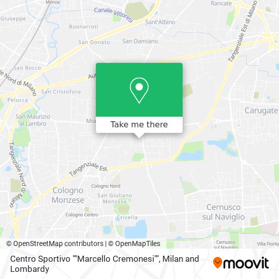 Centro Sportivo ""Marcello Cremonesi"" map