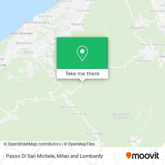 Passo Di San Michele map