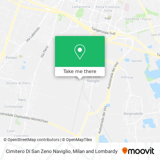 Cimitero Di San Zeno Naviglio map