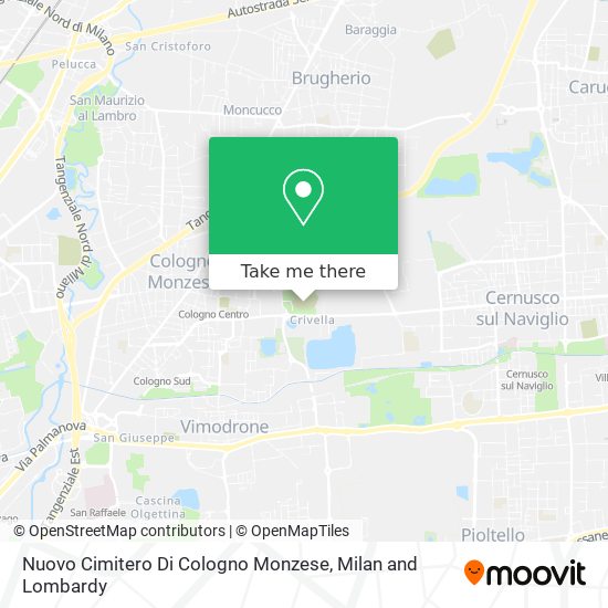 Nuovo Cimitero Di Cologno Monzese map