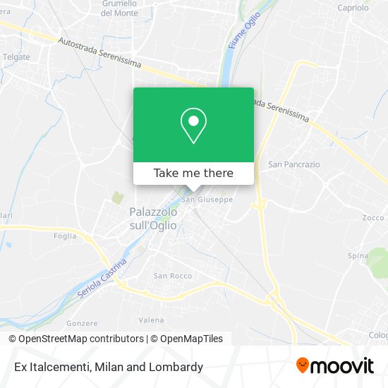 Ex Italcementi map