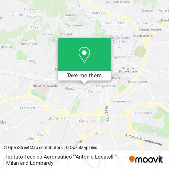 Istituto Tecnico Aeronautico ""Antonio Locatelli"" map