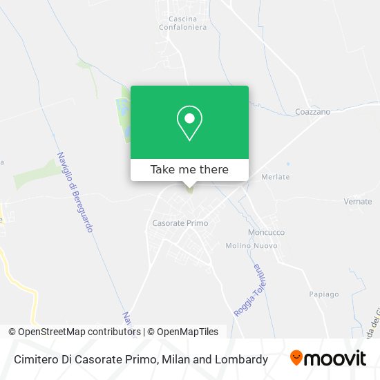 Cimitero Di Casorate Primo map