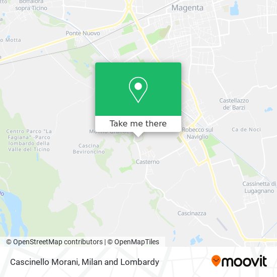 Cascinello Morani map