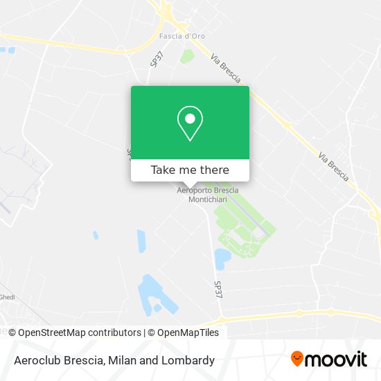 Aeroclub Brescia map
