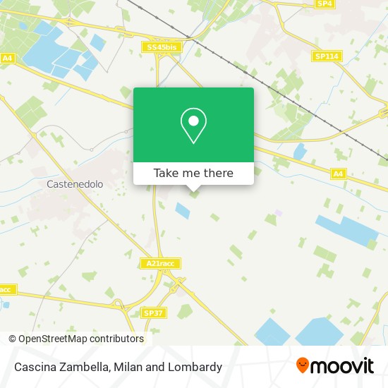 Cascina Zambella map