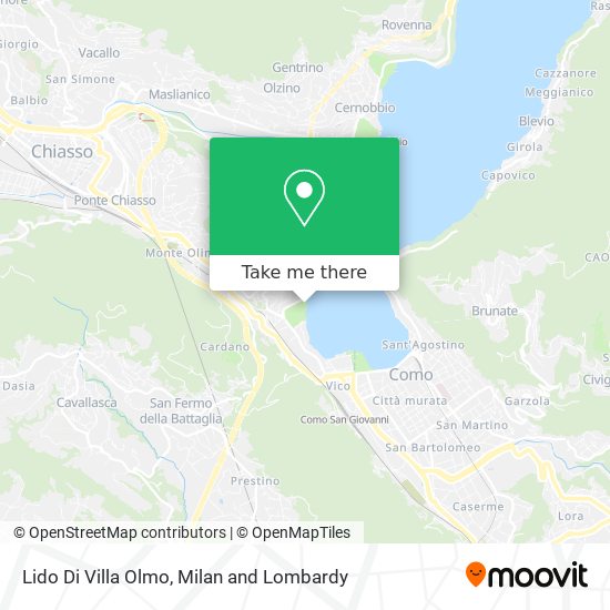 Lido Di Villa Olmo map
