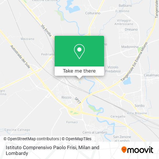 Istituto Comprensivo Paolo Frisi map