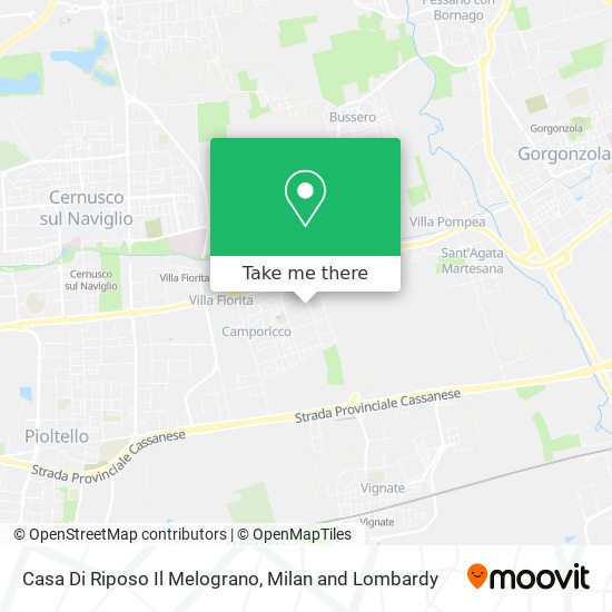 Casa Di Riposo Il Melograno map