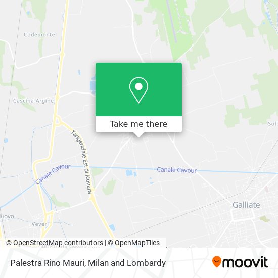 Palestra Rino Mauri map
