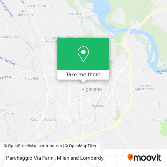Parcheggio Via Farini map
