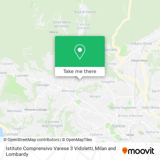 Istituto Comprensivo Varese 3 Vidoletti map