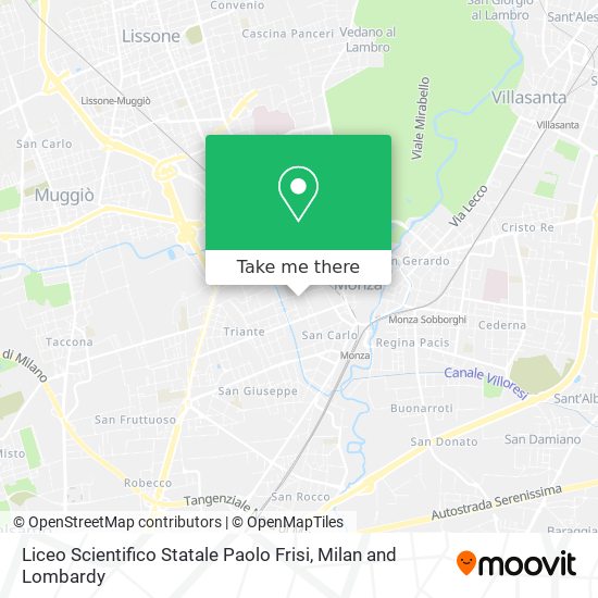 Liceo Scientifico Statale Paolo Frisi map