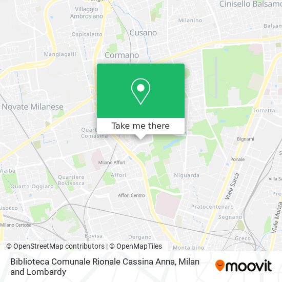Biblioteca Comunale Rionale Cassina Anna map