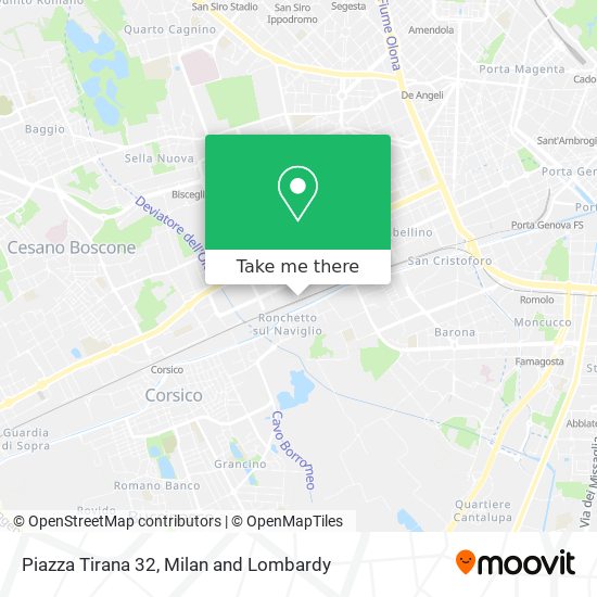 Piazza Tirana  32 map