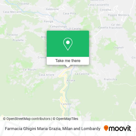 Farmacia Ghigini Maria Grazia map
