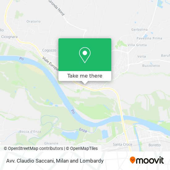 Avv. Claudio Saccani map
