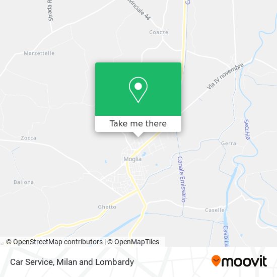 Car Service map