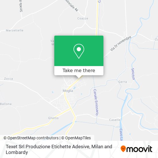 Texet Srl Produzione Etichette Adesive map