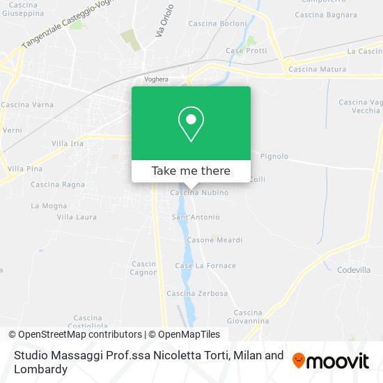 Studio Massaggi Prof.ssa Nicoletta Torti map