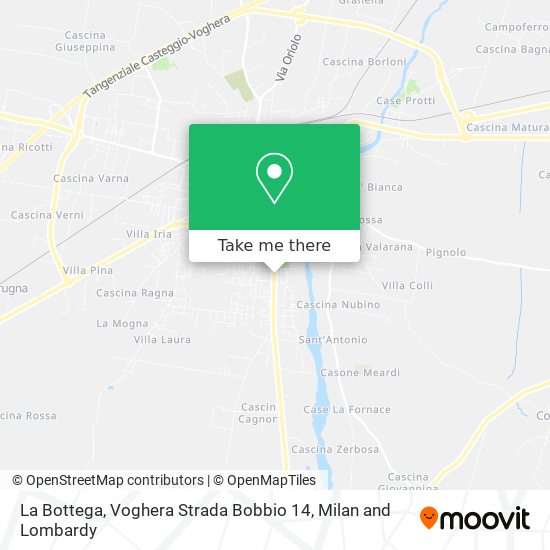 La Bottega, Voghera Strada Bobbio 14 map