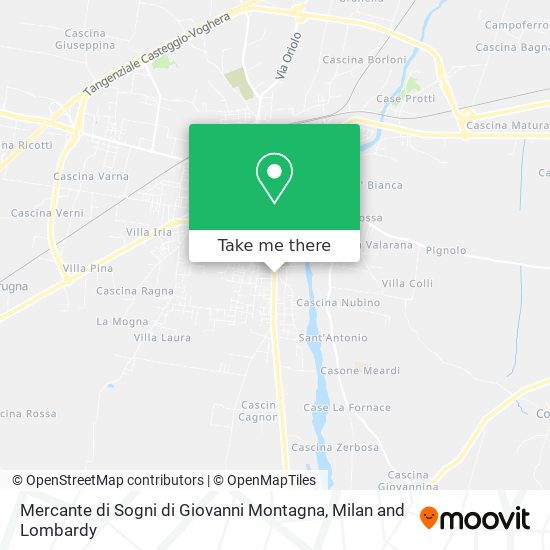 Mercante di Sogni di Giovanni Montagna map