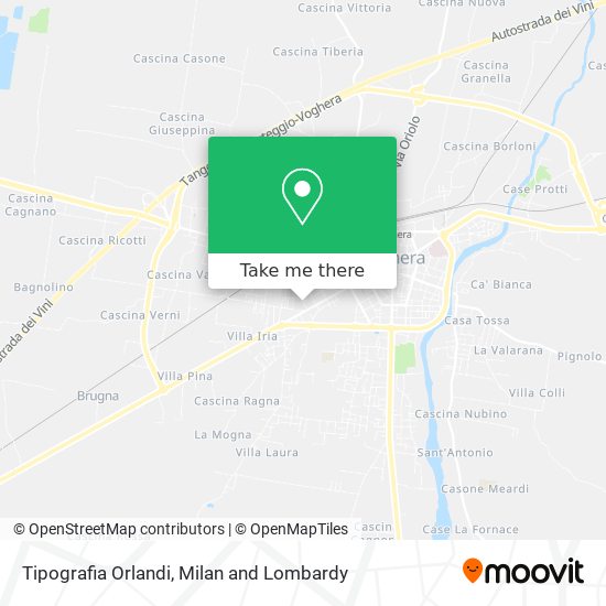 Tipografia Orlandi map