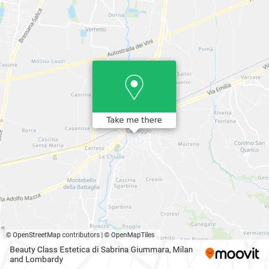 Beauty Class Estetica di Sabrina Giummara map
