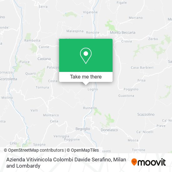 Azienda Vitivinicola Colombi Davide Serafino map